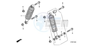 NC750DH NC750D ED drawing PARKING BRAKE CALIPER