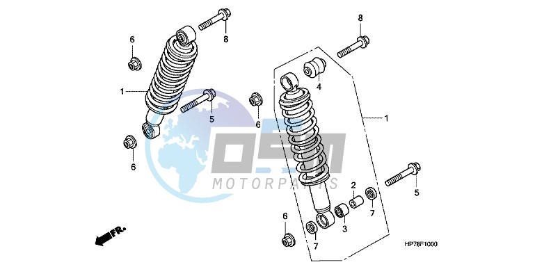 PARKING BRAKE CALIPER