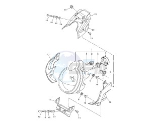 V-MAX 1700 drawing HEADLIGHT