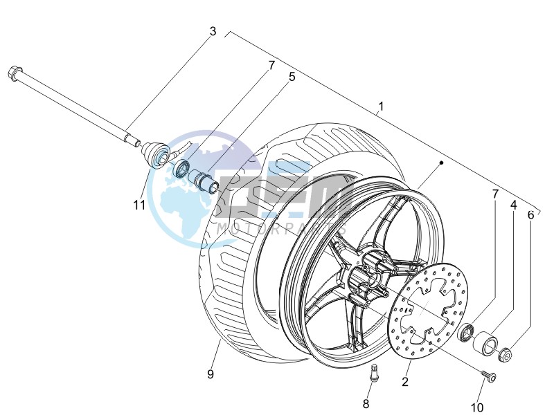 Front wheel