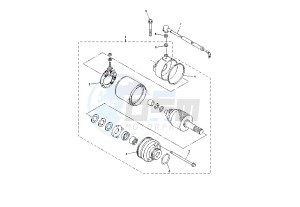 YZF R6 & LIMITED EDITION 07 600 drawing STARTING MOTOR