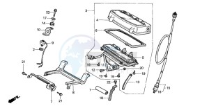 XR600R drawing METER