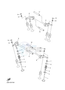 XVS1300CU XVS1300 CUSTOM (2SS3) drawing VALVE