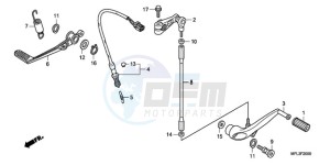 CBR1000RR9 Korea - (KO / MME) drawing PEDAL