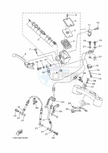 MT-07 ABS MTN690-U (B8M3) drawing FRONT MASTER CYLINDER