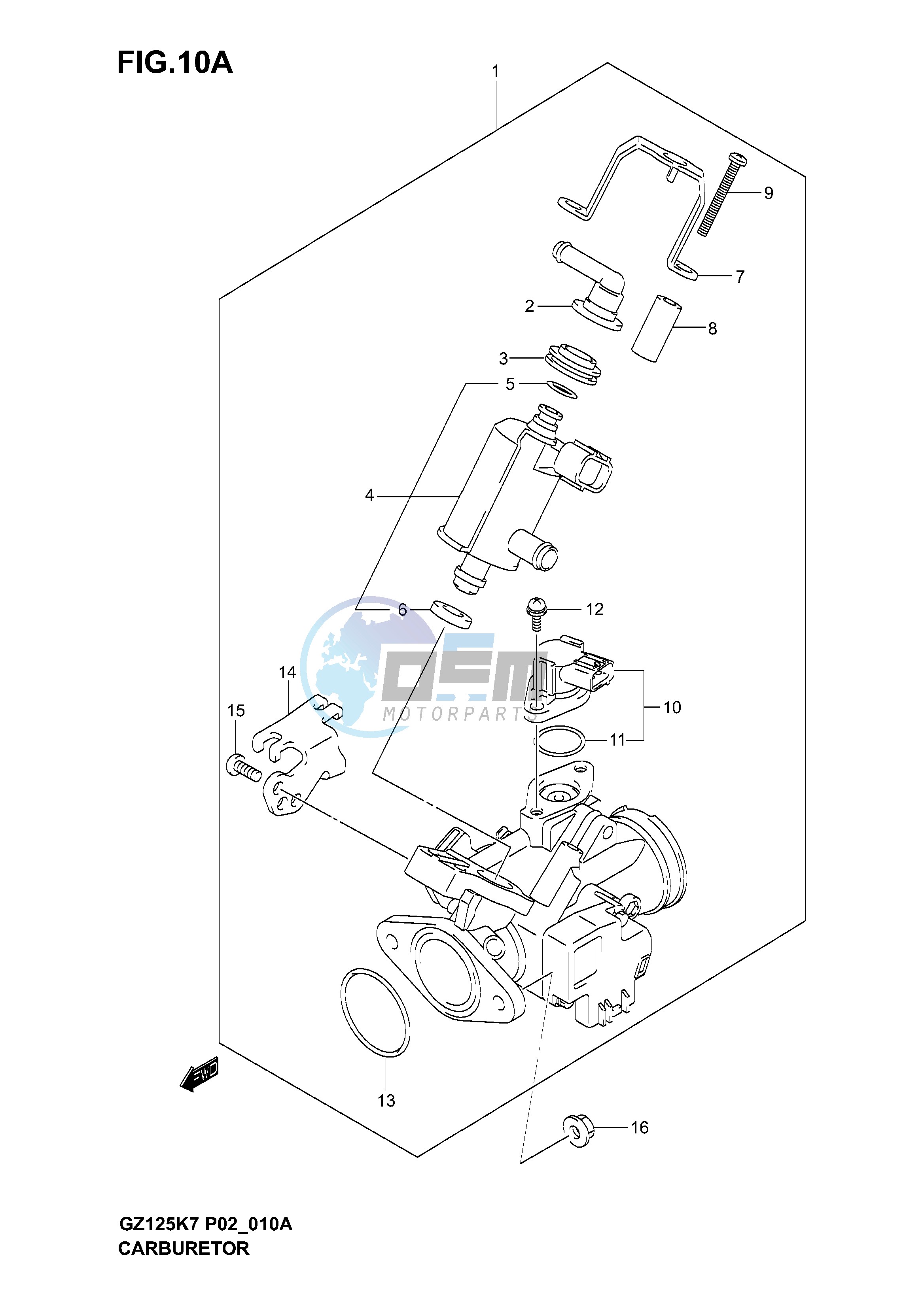 THROTTLE BODY ASSY (MODEL K7)