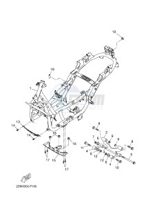 YP250R X-MAX 250 (2DL5 2DL5 2DL5 2DL5) drawing FRAME