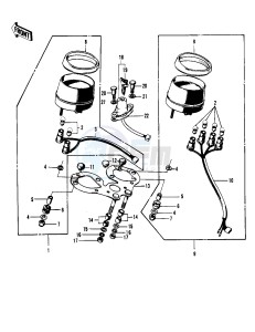 H2 B [MACH IV] (-B) 750 [MACH IV] drawing METERS_IGNITION SWITCH