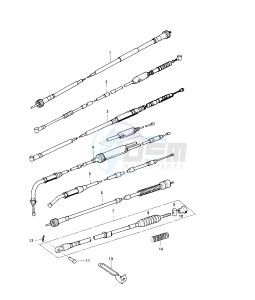 KE 125 A [KE125] (A3-A6) [KE125] drawing CABLE -- 76-79- -