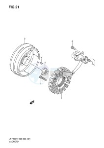 LT-F250 (E28-E33) drawing MAGNETO