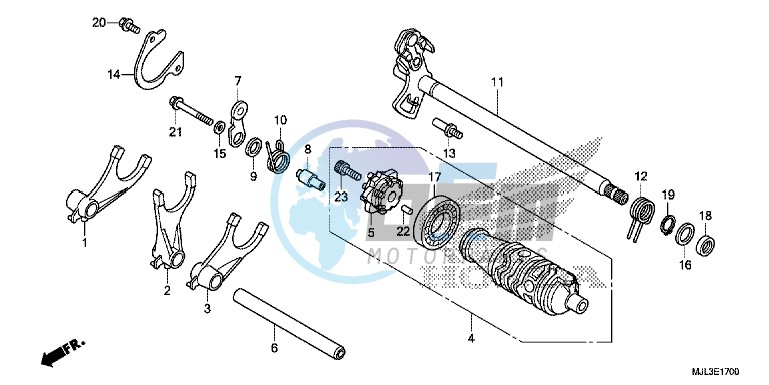 GEARSHIFT DRUM (NC750X/ XA)