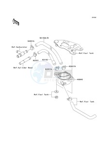 KVF 650 G [BRUTE FORCE 650 4X4I HARDWOODS GREEN HD] (G6F-G9F) G8F drawing FUEL PUMP