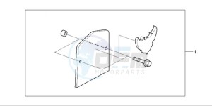 VT750C9 Australia - (U / MME) drawing BACKREST PLATE