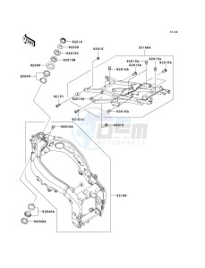 ZX 600 J [NINJA ZX-6R] (J1-J3) [NINJA ZX-6R] drawing FRAME