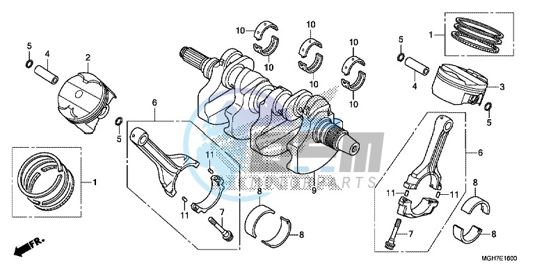 CRANKSHAFT/ PI STON