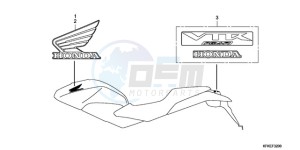 VTR2509 France - (F / CMF LL MK) drawing MARK