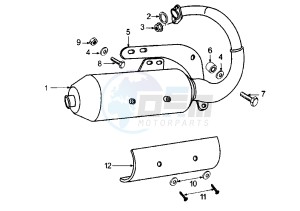 ELYSEO - 100 cc drawing EXHAUST CATALYTIC MY00-01