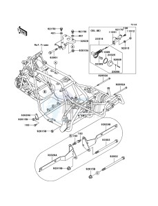 KLF300 KLF300-B18 EU GB drawing Engine Mount