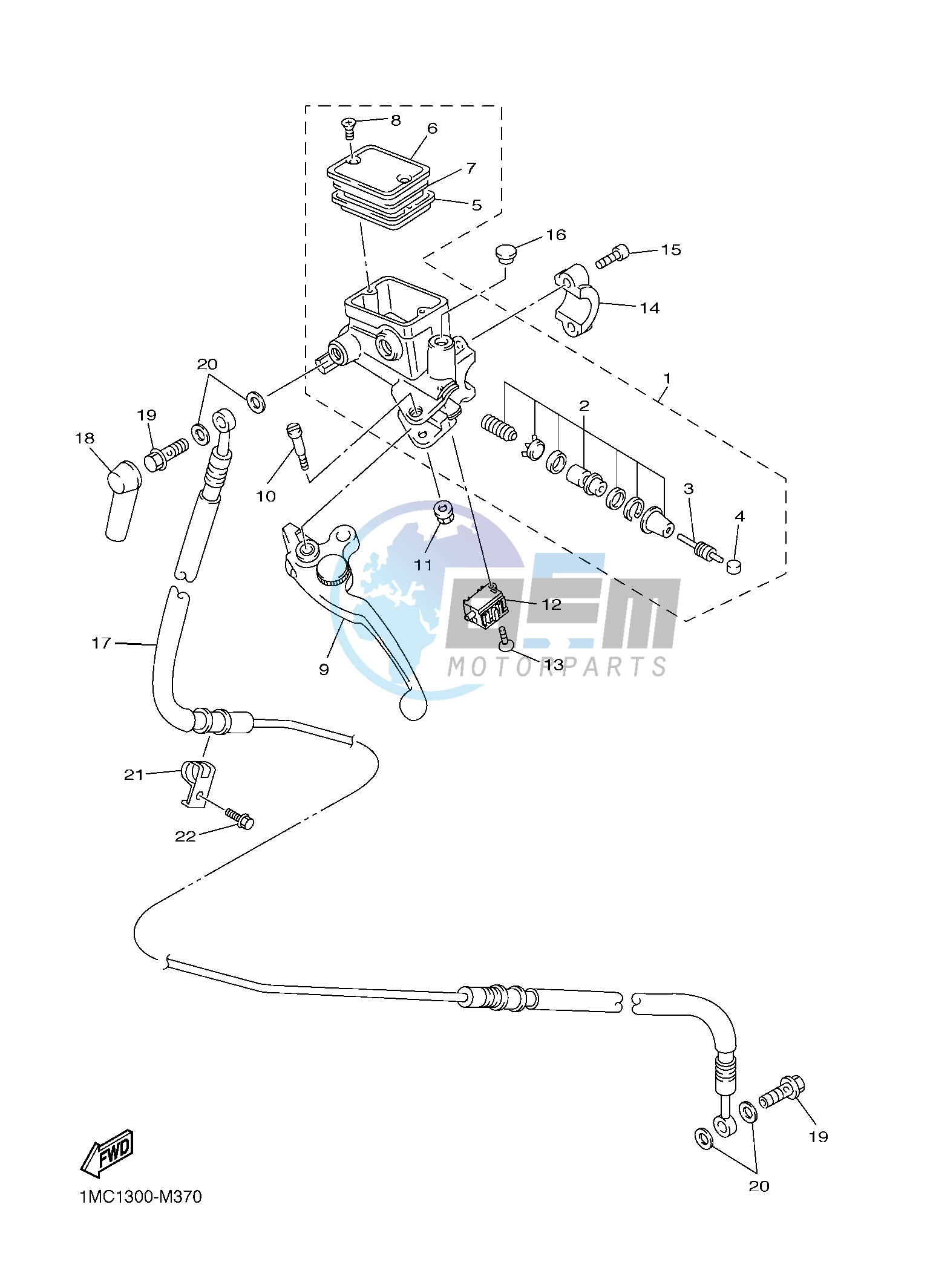 FRONT MASTER CYLINDER 2