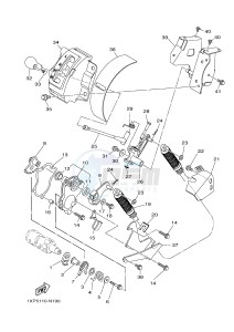 YXM700E YXM700PHF VIKING (1XPM) drawing SHIFT SHAFT