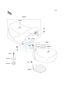 VN 1500 L [VULCAN 1500 NOMAD FI] (L5) [VULCAN 1500 NOMAD FI] drawing SEAT