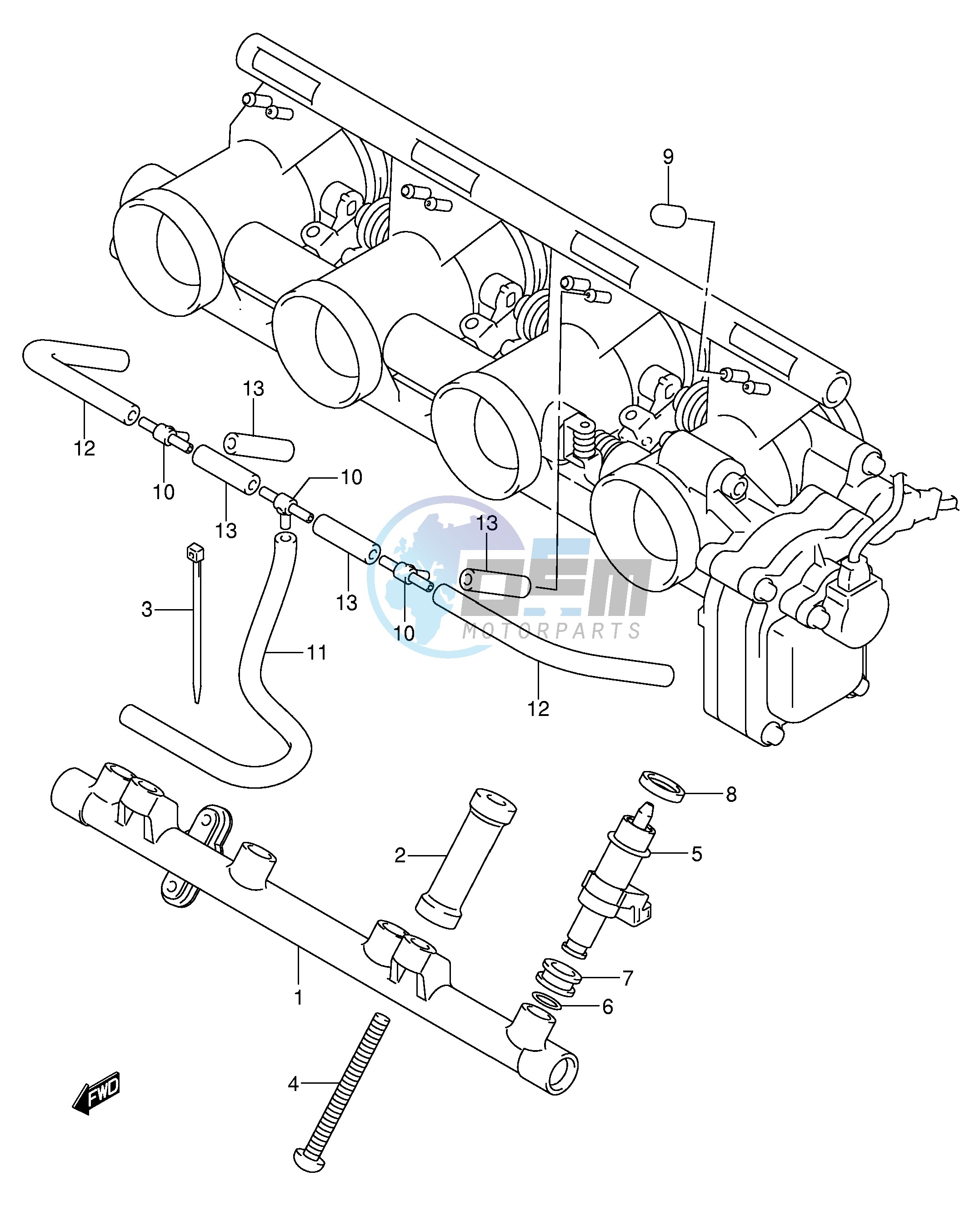 THROTTLE BODY HOSE JOINT