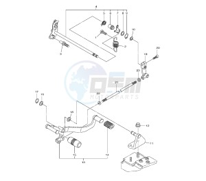 XVS A MIDNIGHT STAR 950 drawing SHIFT SHAFT