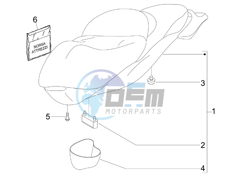 Saddle seats - Tool roll