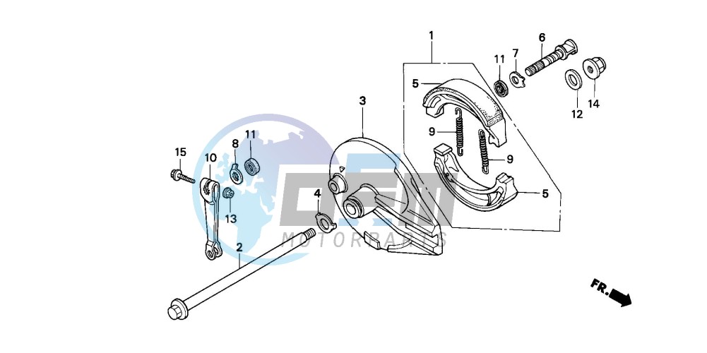 REAR BRAKE PANEL