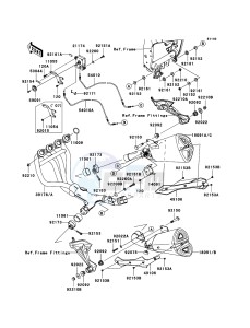 Z1000 ZR1000B9F FR GB XX (EU ME A(FRICA) drawing Muffler(s)