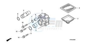 TRX420TMA Europe Direct - (ED / 2WD) drawing OIL PUMP