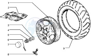 ET4 125 drawing Rear Wheel