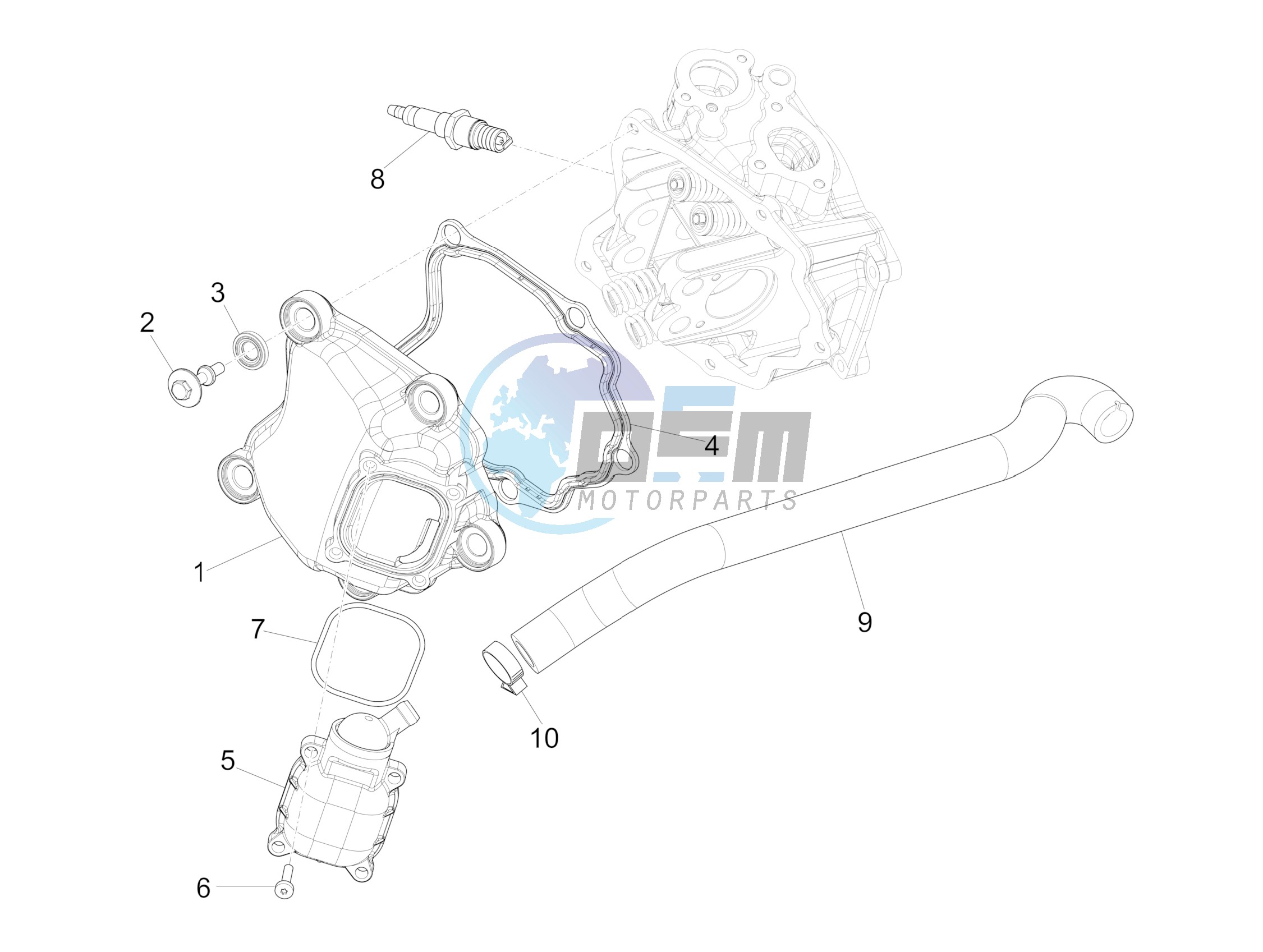 Cylinder head cover