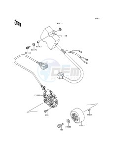 KX 125 K [KX125] (K3) [KX125] drawing GENERATOR