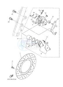 GPD125A GPD125-A NMAX125 (BV31 BV33) drawing FRONT BRAKE CALIPER