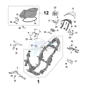 FIGHT 3 LC drawing FRAME AND SADDLE