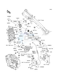 VN 900 C [VULCAN 900 CUSTOM] (7F-9FA) C8F drawing WATER PIPE