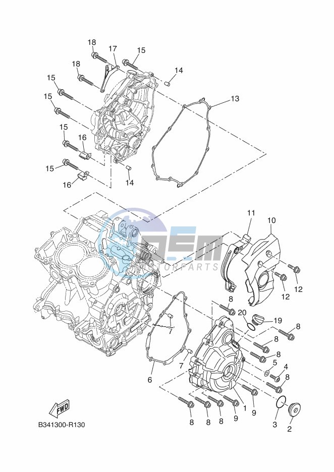 CRANKCASE COVER 1