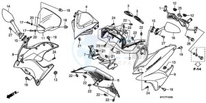 XL125VA E / MKH drawing COWL