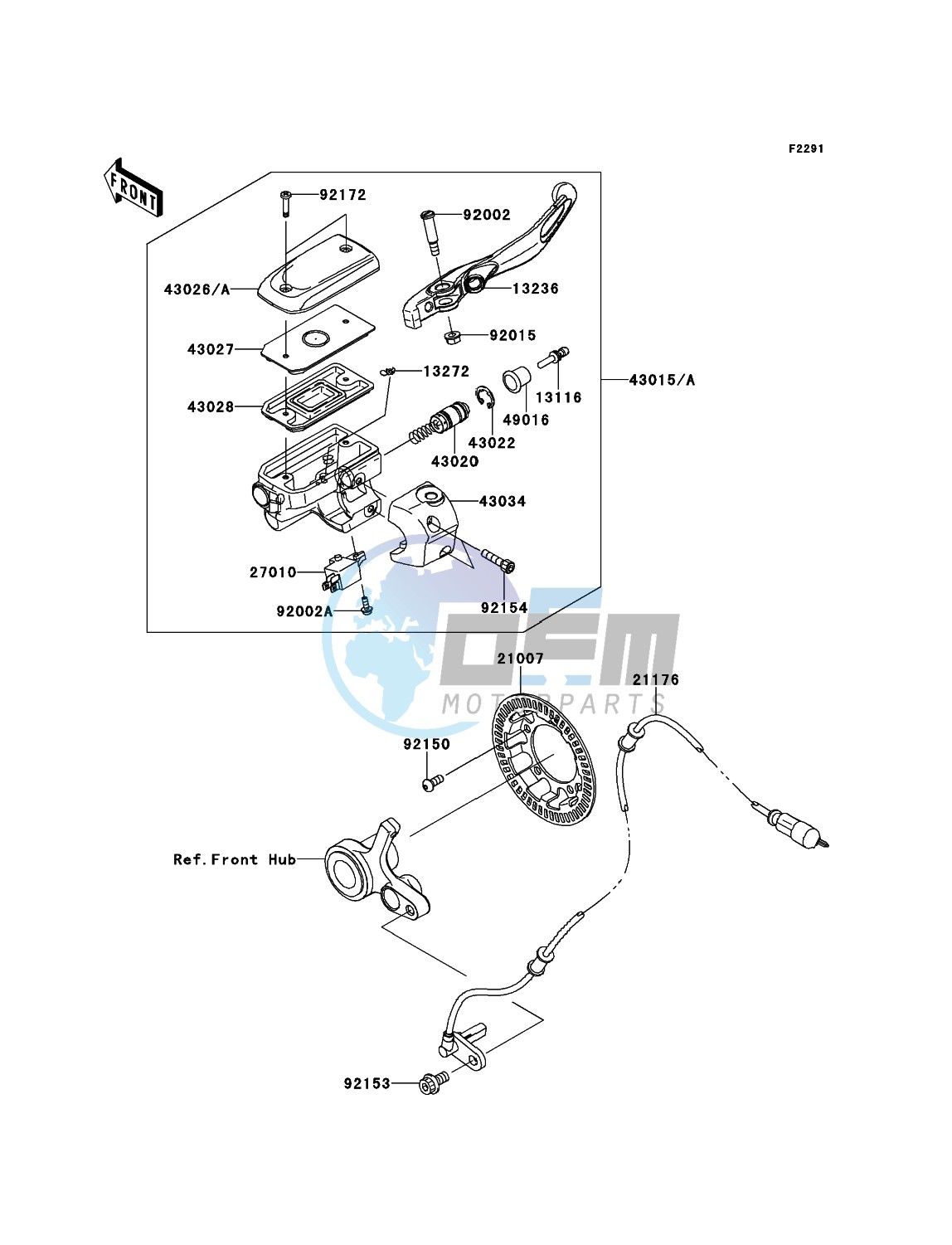 Front Master Cylinder