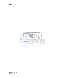 VZ800L1 drawing GASKET SET