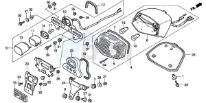 VT1100D2 drawing TAILLIGHT (1)