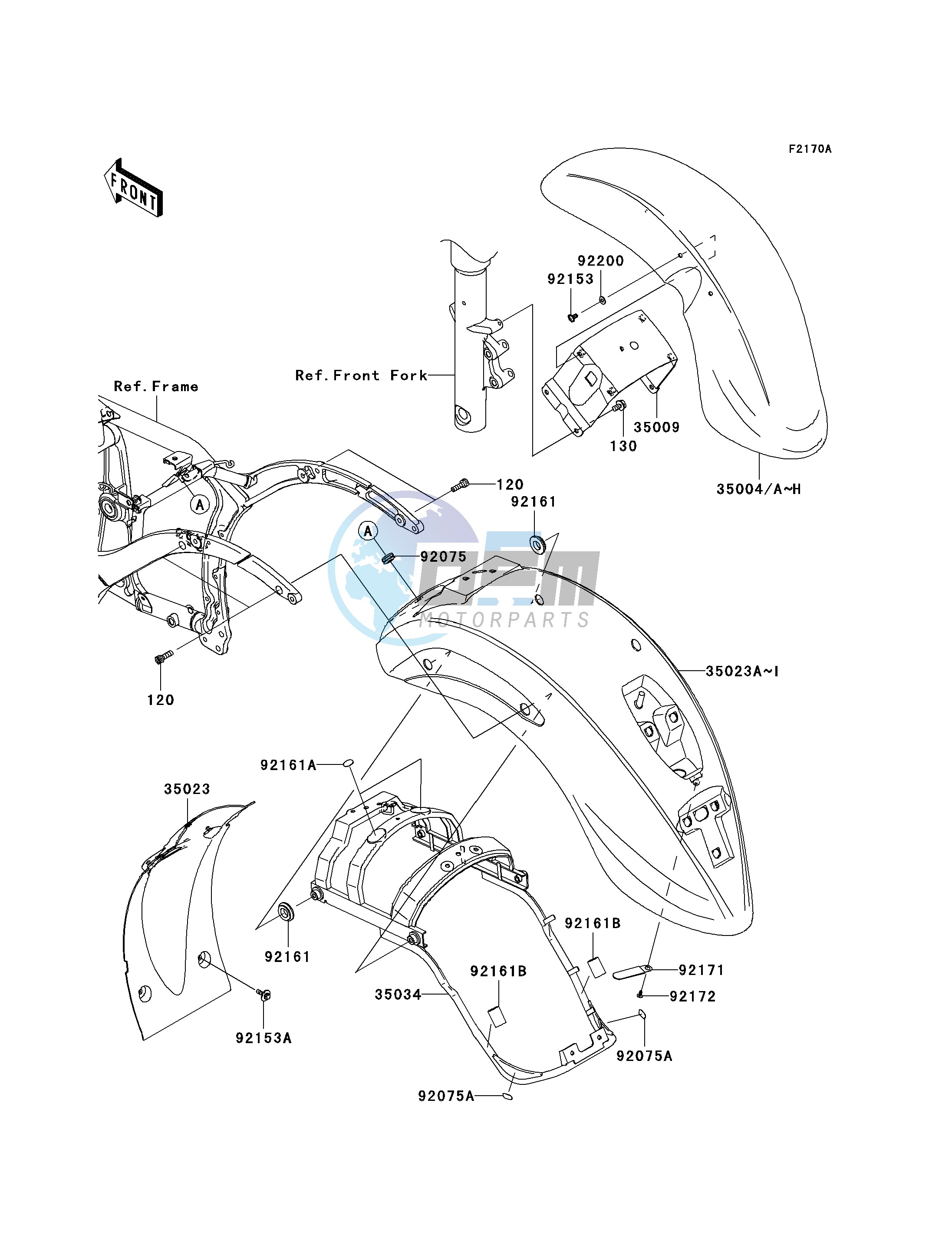 FENDERS -- JKAVN2B1 7A016370 - - -