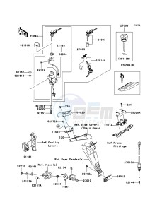 NINJA ZX-10R ZX1000E8F FR GB XX (EU ME A(FRICA) drawing Ignition Switch