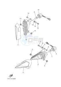 YFZ450R YFZ450RSF YFZ450R SPECIAL EDITION (1TDJ) drawing HEADLIGHT