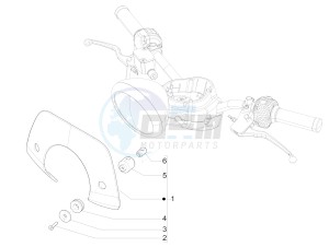 LXV 125 4T 3V E3 (APAC) drawing Windshield - Glass