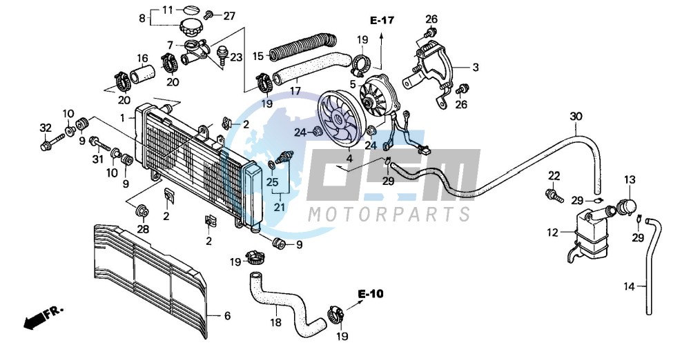 RADIATOR (CBF600N/NA)