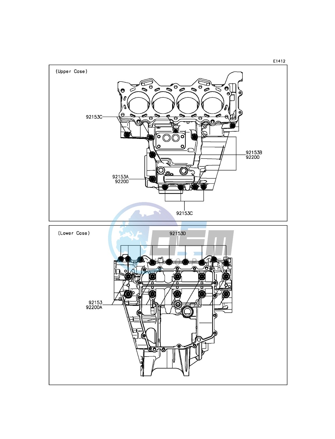 Crankcase Bolt Pattern