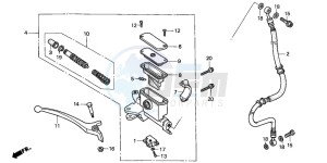 SFX50 drawing FR. BRAKE MASTER CYLINDER (1)