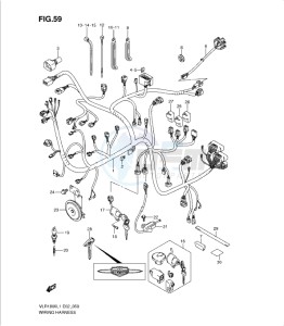 VLR1800 drawing WIRING HARNESS (VLR1800UFL1 E19)